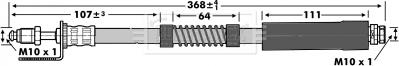 Borg & Beck BBH6986 - Flessibile del freno autozon.pro