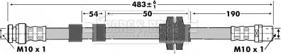 Borg & Beck BBH6982 - Flessibile del freno autozon.pro