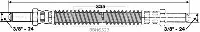 Borg & Beck BBH6523 - Flessibile del freno autozon.pro