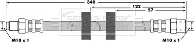 Borg & Beck BBH6023 - Flessibile del freno autozon.pro