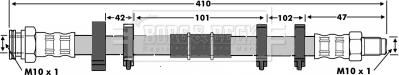 Borg & Beck BBH6118 - Flessibile del freno autozon.pro