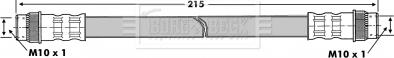 Borg & Beck BBH6841 - Flessibile del freno autozon.pro