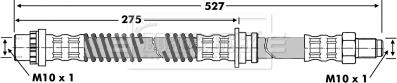 Borg & Beck BBH6843 - Flessibile del freno autozon.pro