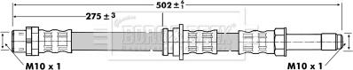 Borg & Beck BBH6763 - Flessibile del freno autozon.pro