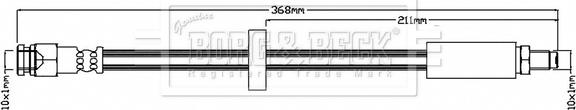 Borg & Beck BBH6776 - Flessibile del freno autozon.pro