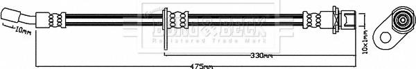 Borg & Beck BBH8442 - Flessibile del freno autozon.pro