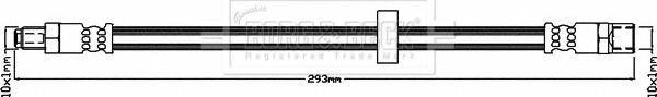 Borg & Beck BBH8410 - Flessibile del freno autozon.pro