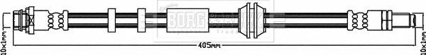 Borg & Beck BBH8411 - Flessibile del freno autozon.pro