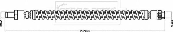 Borg & Beck BBH8480 - Flessibile del freno autozon.pro