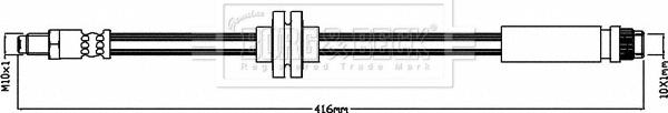 Borg & Beck BBH8569 - Flessibile del freno autozon.pro