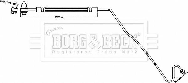 Borg & Beck BBH8504 - Flessibile del freno autozon.pro