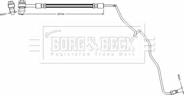 Borg & Beck BBH8503 - Flessibile del freno autozon.pro