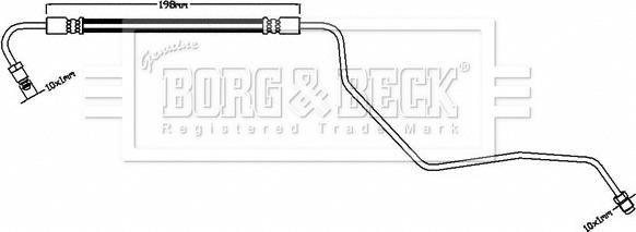 Borg & Beck BBH8539 - Flessibile del freno autozon.pro