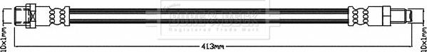 Borg & Beck BBH8648 - Flessibile del freno autozon.pro