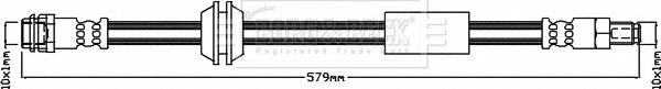 Borg & Beck BBH8654 - Flessibile del freno autozon.pro