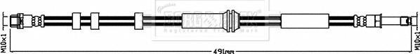 Borg & Beck BBH8610 - Flessibile del freno autozon.pro