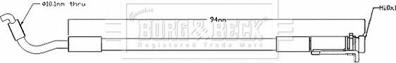 Borg & Beck BBH8679 - Flessibile del freno autozon.pro