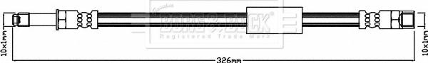 Borg & Beck BBH8167 - Flessibile del freno autozon.pro