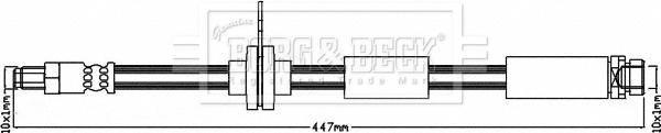 Borg & Beck BBH8105 - Flessibile del freno autozon.pro