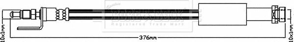 Borg & Beck BBH8173 - Flessibile del freno autozon.pro