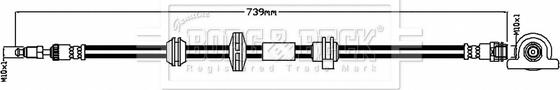 Borg & Beck BBH8894 - Flessibile del freno autozon.pro