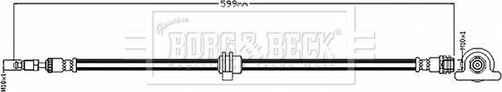 Borg & Beck BBH8891 - Flessibile del freno autozon.pro