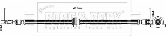 Borg & Beck BBH8893 - Flessibile del freno autozon.pro