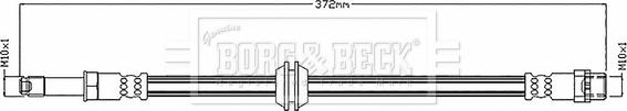 Borg & Beck BBH8892 - Flessibile del freno autozon.pro