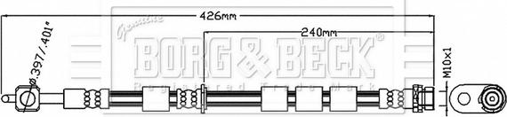 Borg & Beck BBH8880 - Flessibile del freno autozon.pro