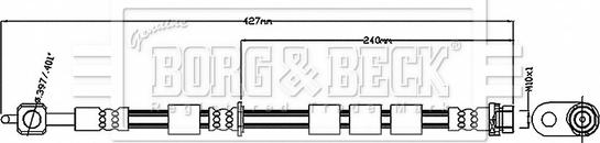 Borg & Beck BBH8879 - Flessibile del freno autozon.pro