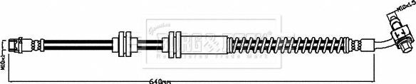 Borg & Beck BBH8395 - Flessibile del freno autozon.pro