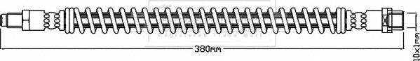 Borg & Beck BBH8396 - Flessibile del freno autozon.pro