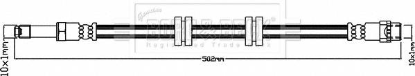 Borg & Beck BBH8390 - Flessibile del freno autozon.pro