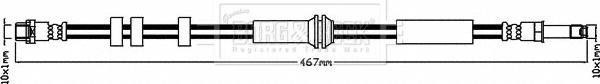 Borg & Beck BBH8398 - Flessibile del freno autozon.pro