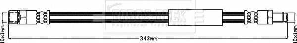 Borg & Beck BBH8393 - Flessibile del freno autozon.pro