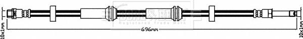 Borg & Beck BBH8397 - Flessibile del freno autozon.pro