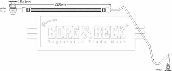 Borg & Beck BBH8351 - Flessibile del freno autozon.pro