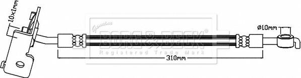 Borg & Beck BBH8289 - Flessibile del freno autozon.pro