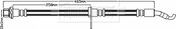 Borg & Beck BBH8271 - Flessibile del freno autozon.pro