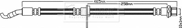 Borg & Beck BBH8272 - Flessibile del freno autozon.pro