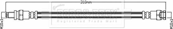 Borg & Beck BBH8752 - Flessibile del freno autozon.pro