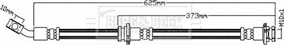 Borg & Beck BBH8728 - Flessibile del freno autozon.pro