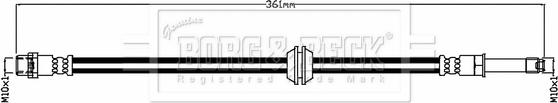 Borg & Beck BBH8778 - Flessibile del freno autozon.pro