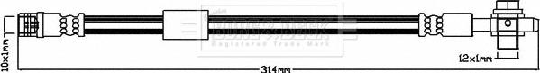 Borg & Beck BBH7950 - Flessibile del freno autozon.pro