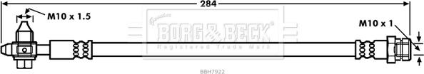 Borg & Beck BBH7922 - Flessibile del freno autozon.pro