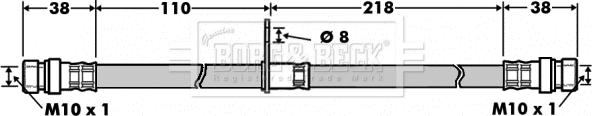 Borg & Beck BBH7499 - Flessibile del freno autozon.pro