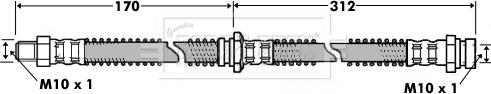 Borg & Beck BBH7420 - Flessibile del freno autozon.pro