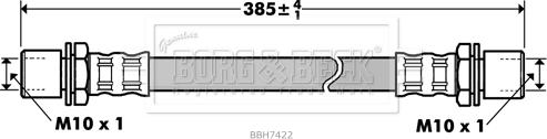 Borg & Beck BBH7422 - Flessibile del freno autozon.pro