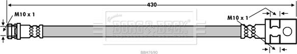 Borg & Beck BBH7690 - Flessibile del freno autozon.pro