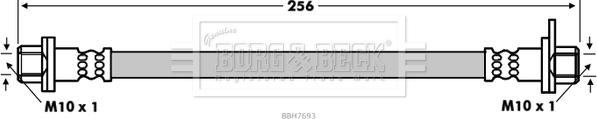 Borg & Beck BBH7693 - Flessibile del freno autozon.pro